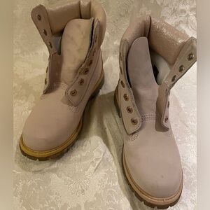 Timberland Women's Lace Up Boots - Light Pink